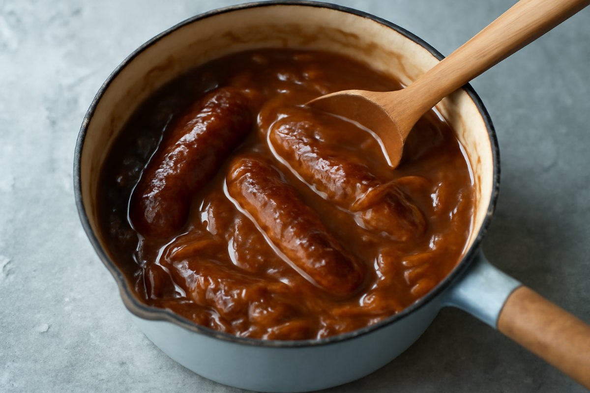 Beer Braised Onion Gravy