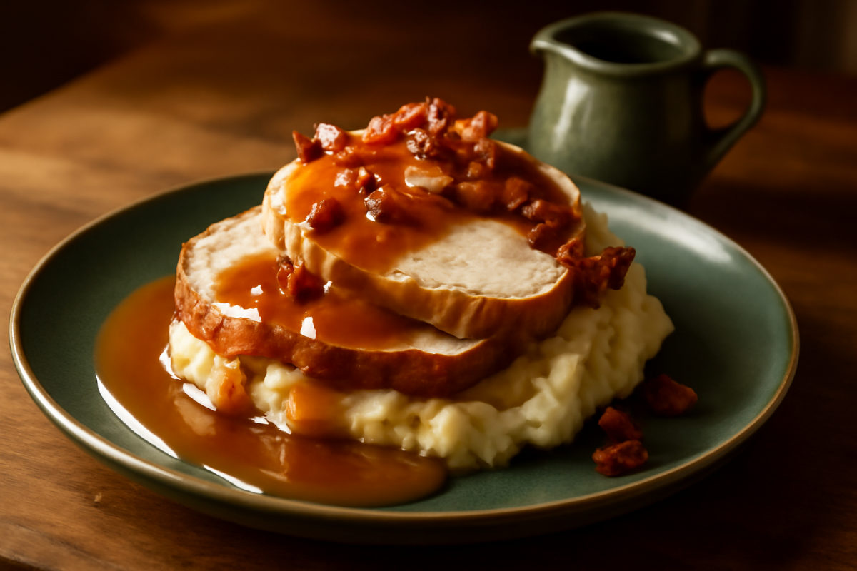 Canadian Maple and Bacon Gravy