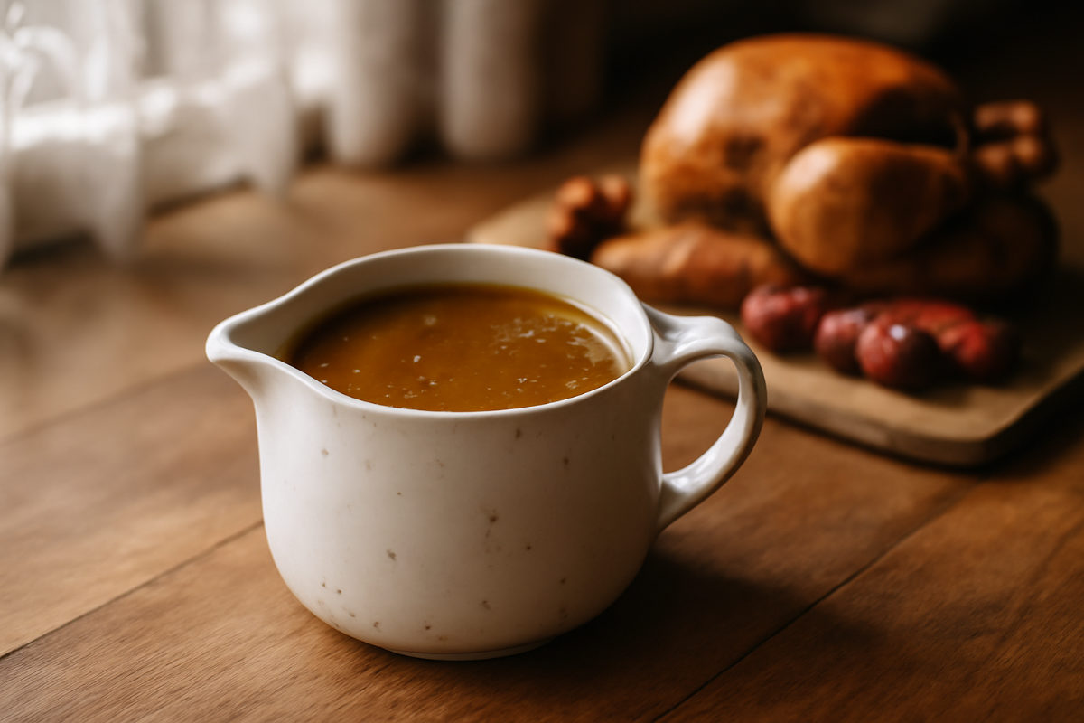 Chicken and Bacon Bone Gravy