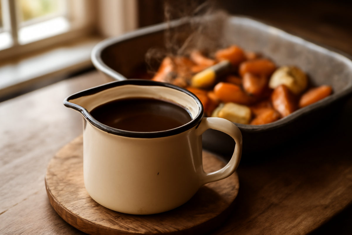 Christmas Dinner Vegetarian Gravy