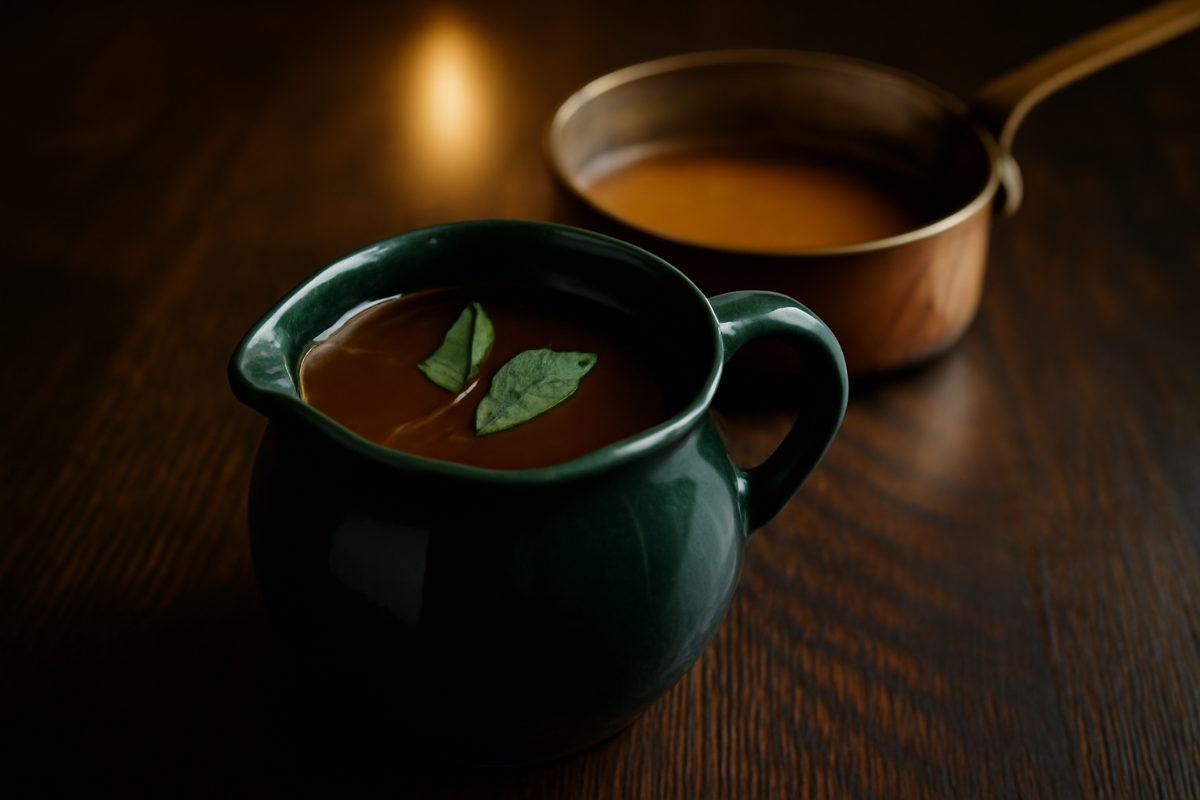 Christmas Gravy with Sherry and Sage