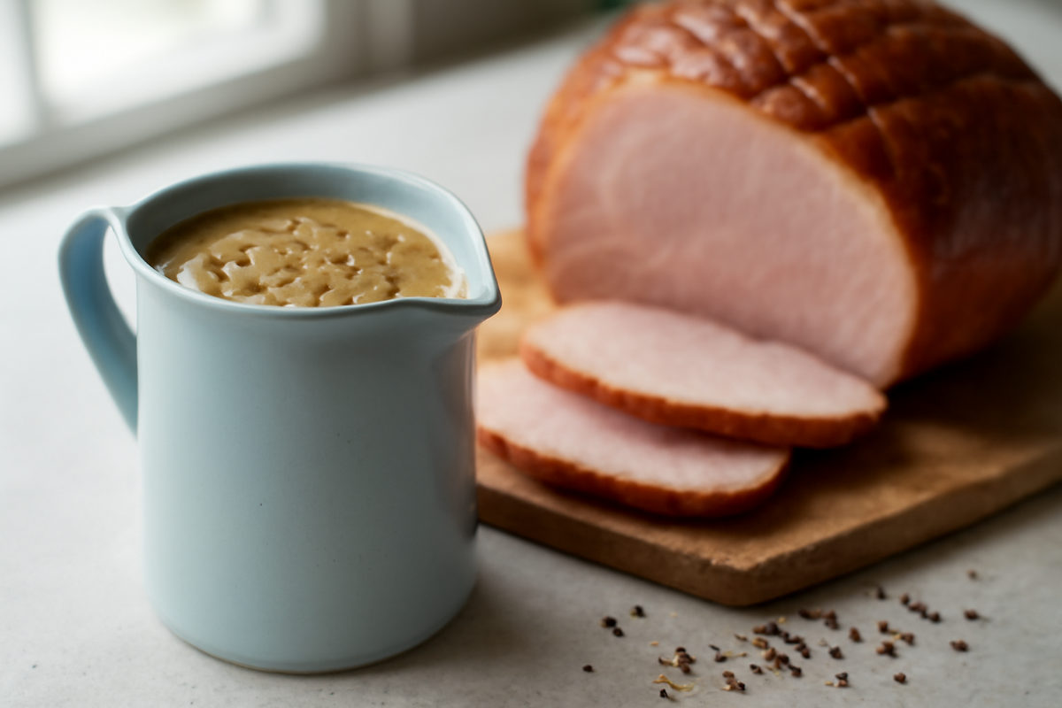 Creamy Wholegrain Mustard Gravy