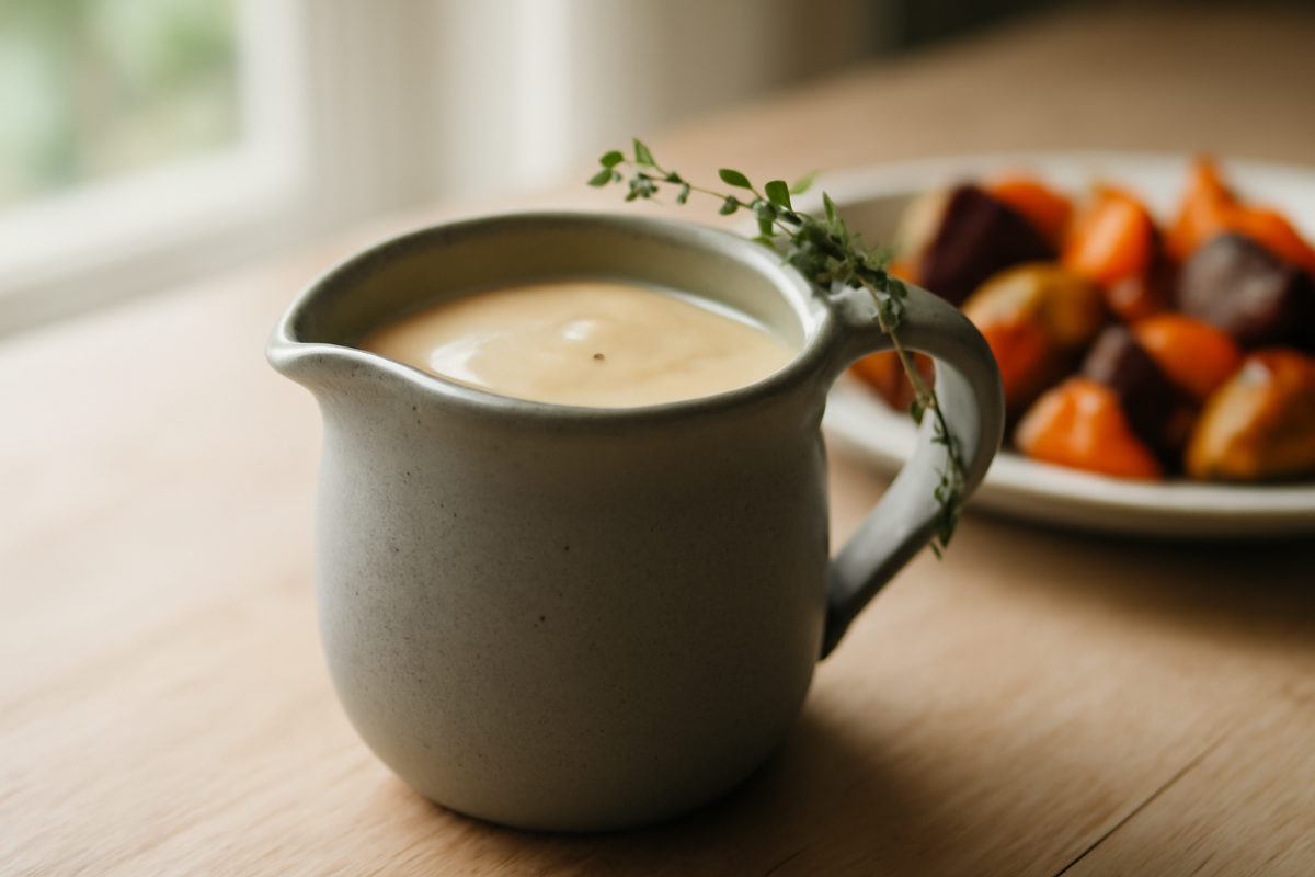 Dairy Free Creamy Gravy