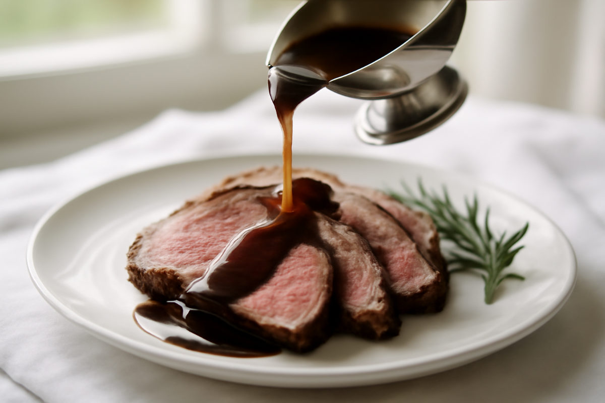 Dorset Lamb and Rosemary Gravy