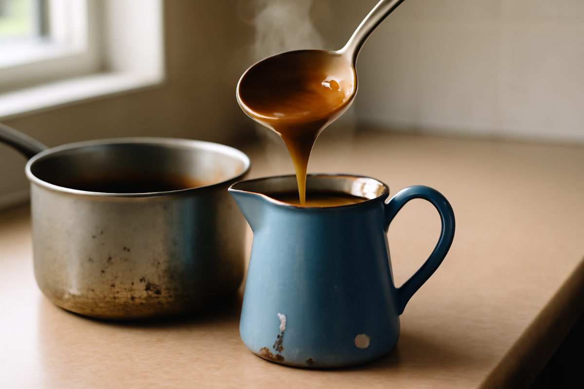 Gravy from a Stock Cube, Done Properly