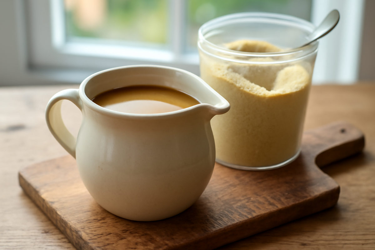 Gravy from Bouillon Powder