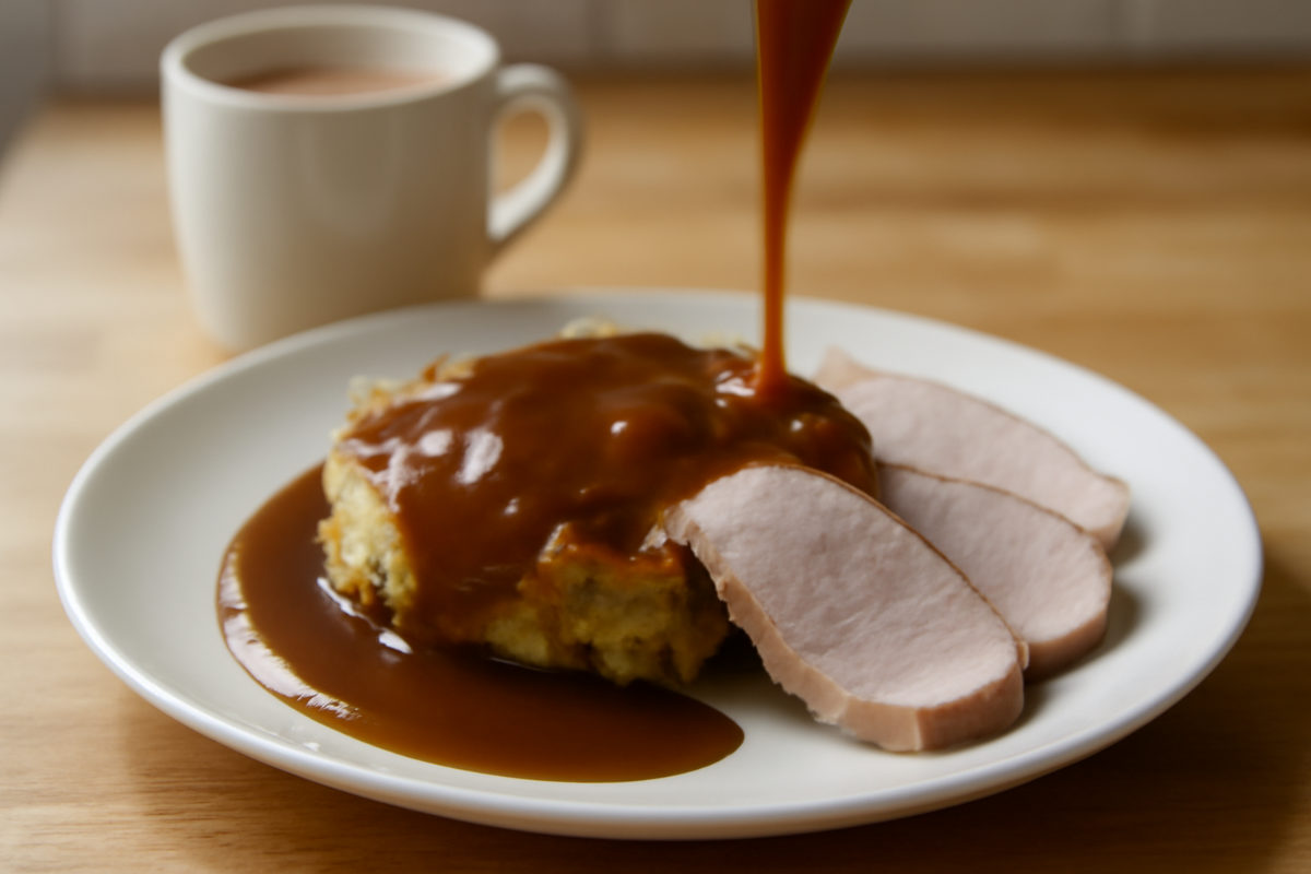 Gravy from Leftover Roast Bones