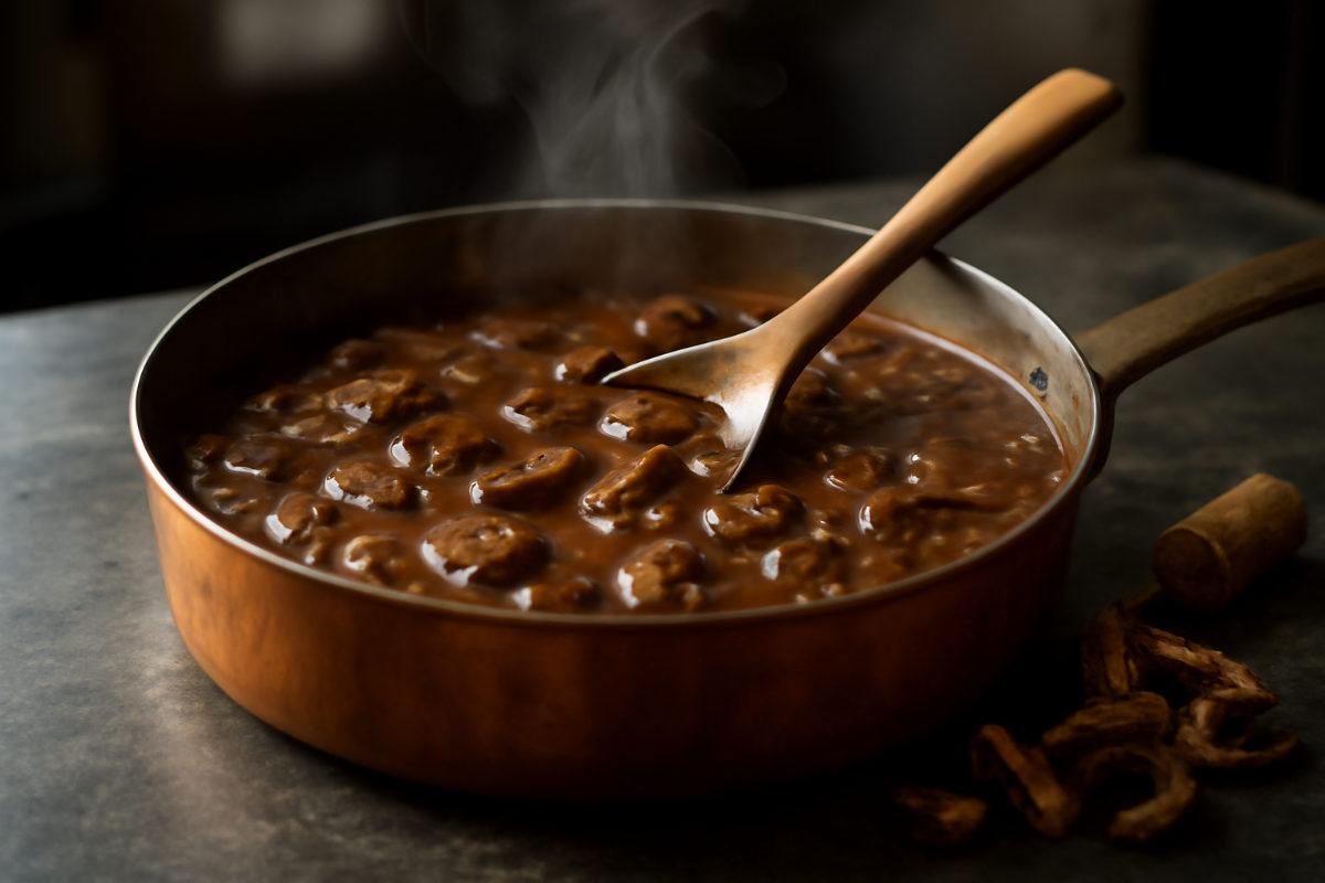 Merlot and Mushroom Gravy
