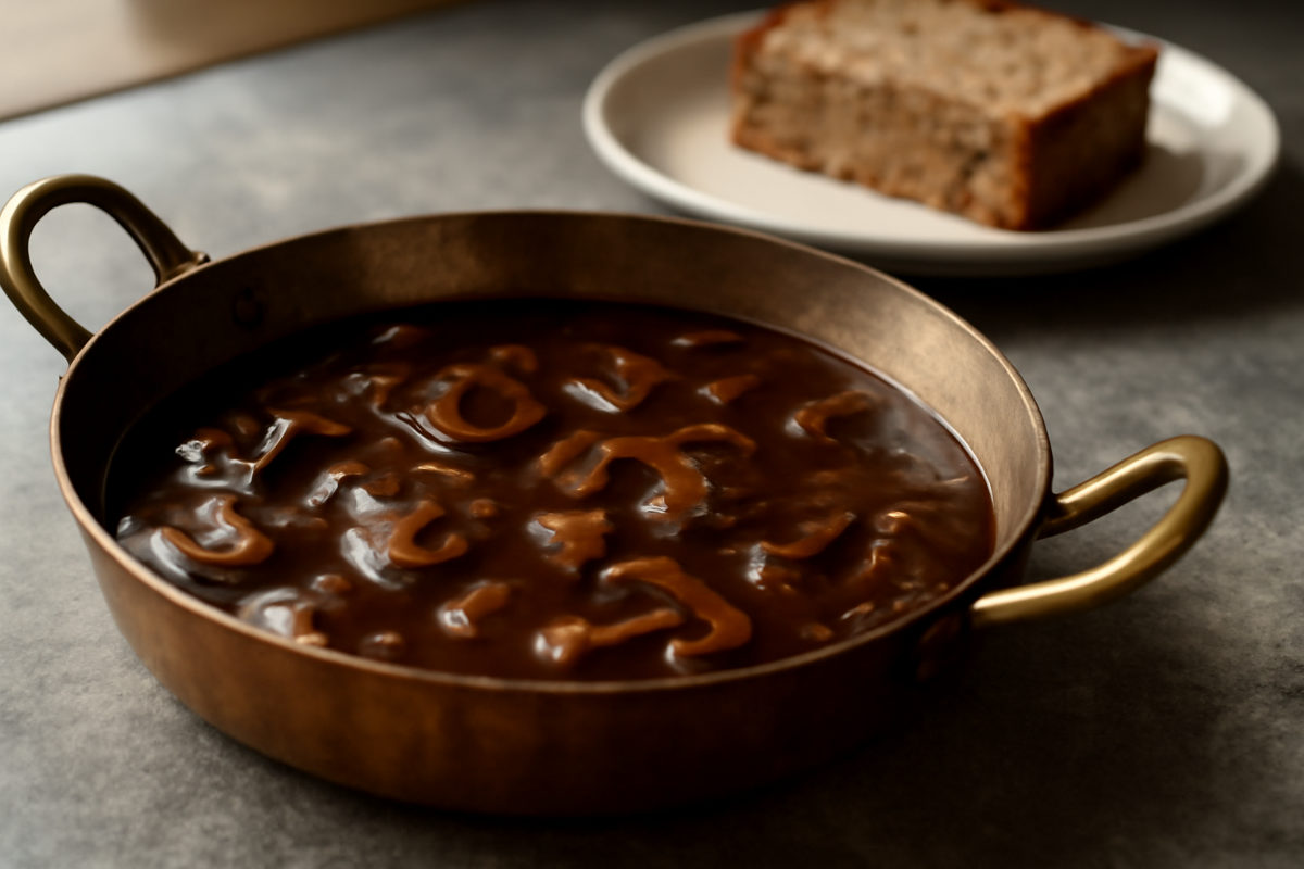 Mushroom Gravy for Meatloaf