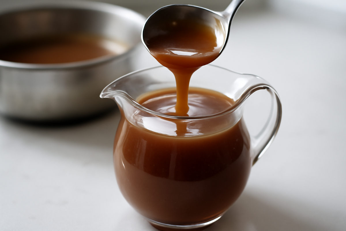 Onion Gravy with Cornflour, No Roux