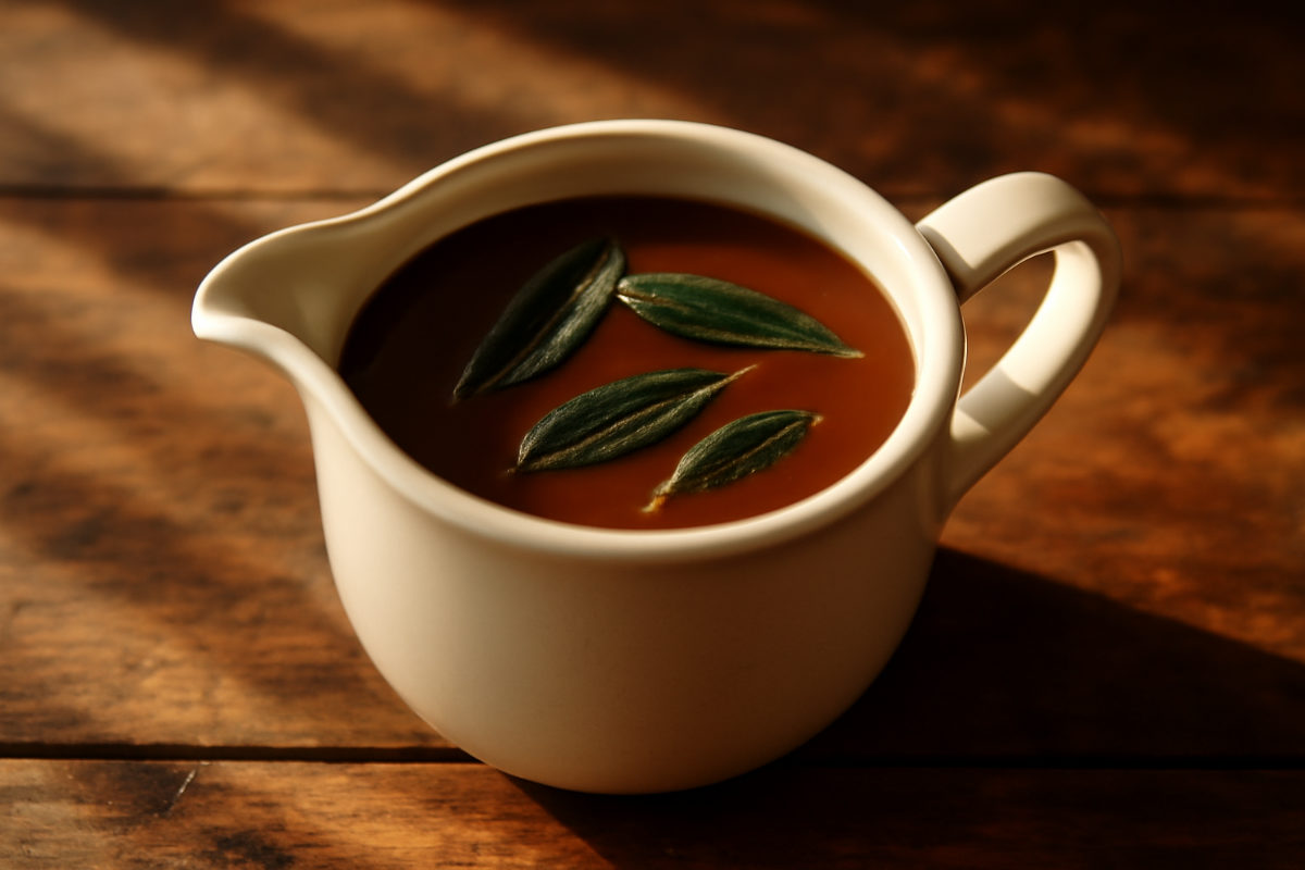 Onion Gravy with Sage