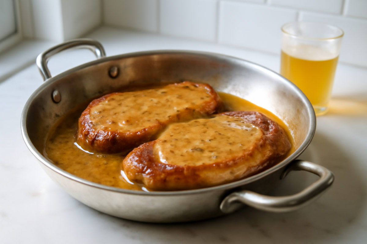 Pale Ale and Mustard Gravy