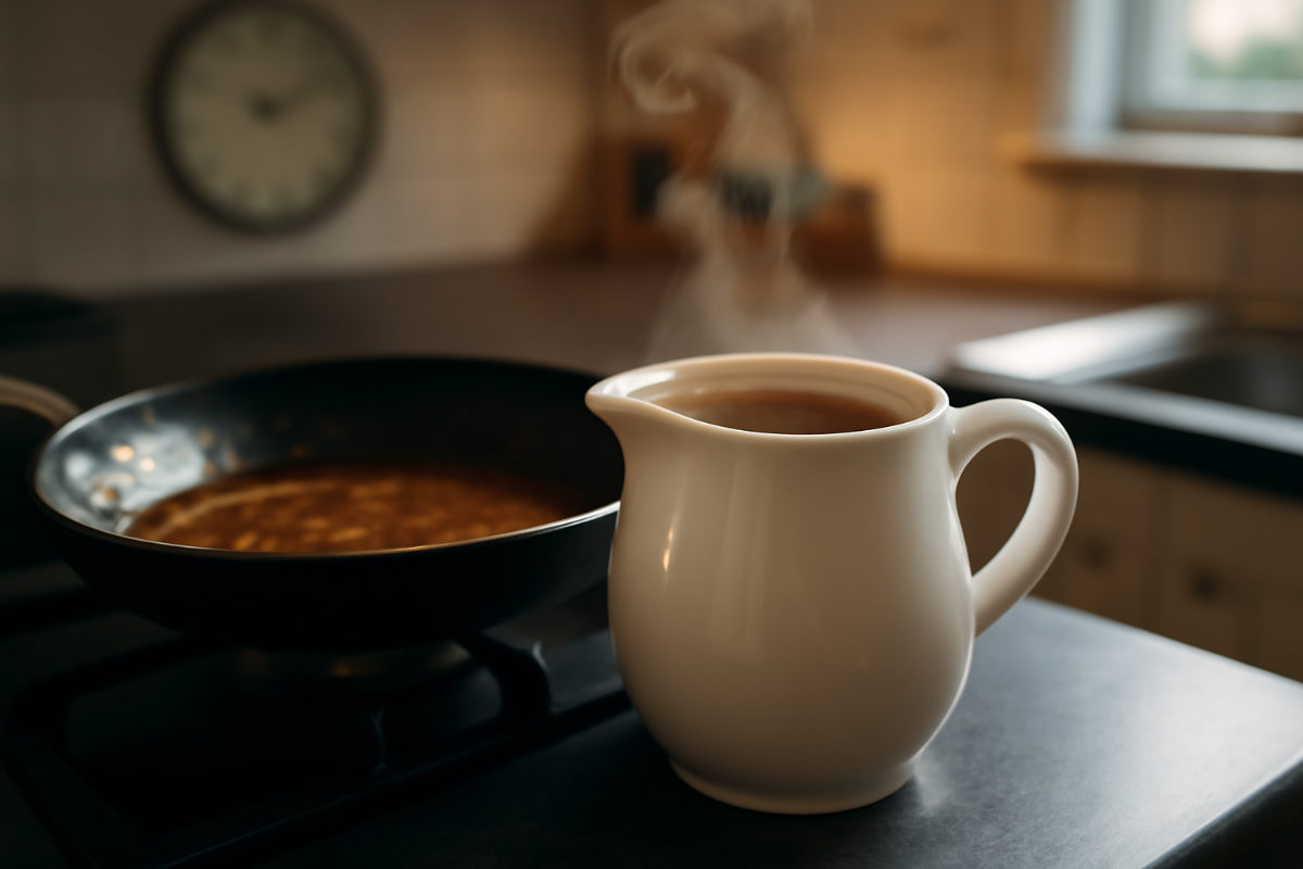 Quick Fifteen Minute Onion Gravy