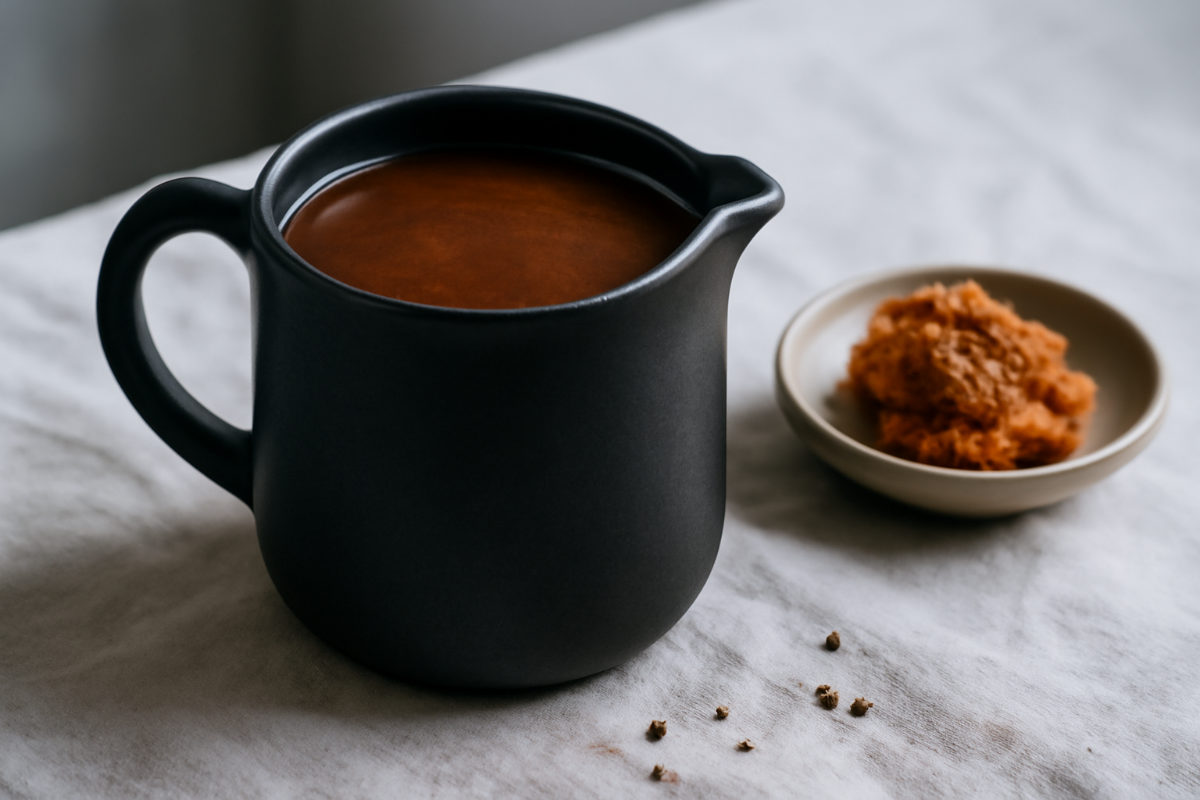 Quick Vegan Gravy in Ten Minutes
