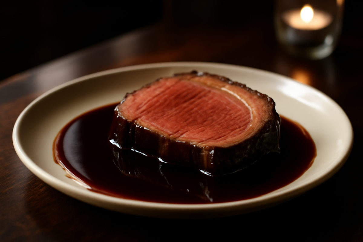 Rib of Beef Red Wine Gravy