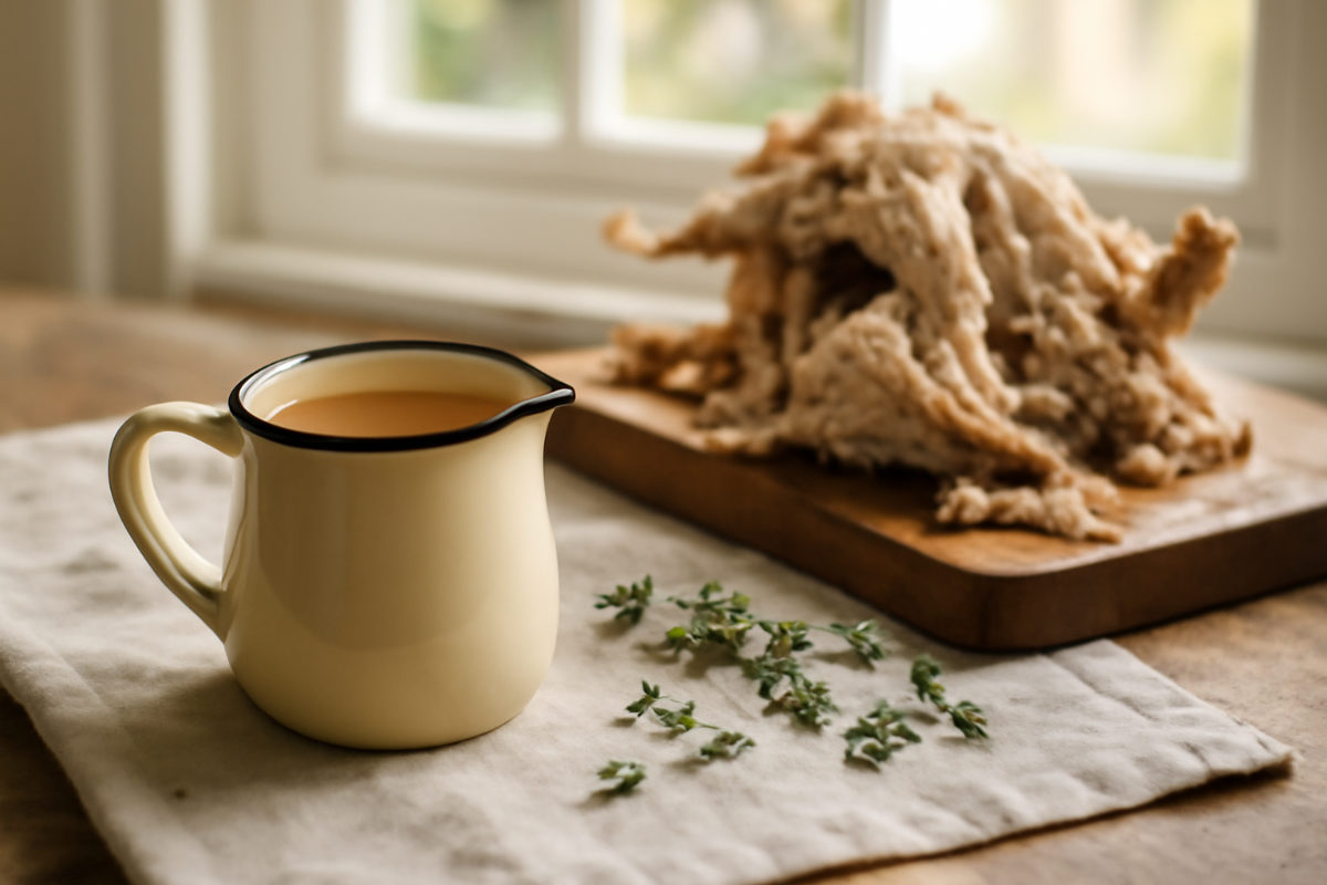 Roast Chicken Carcass Gravy