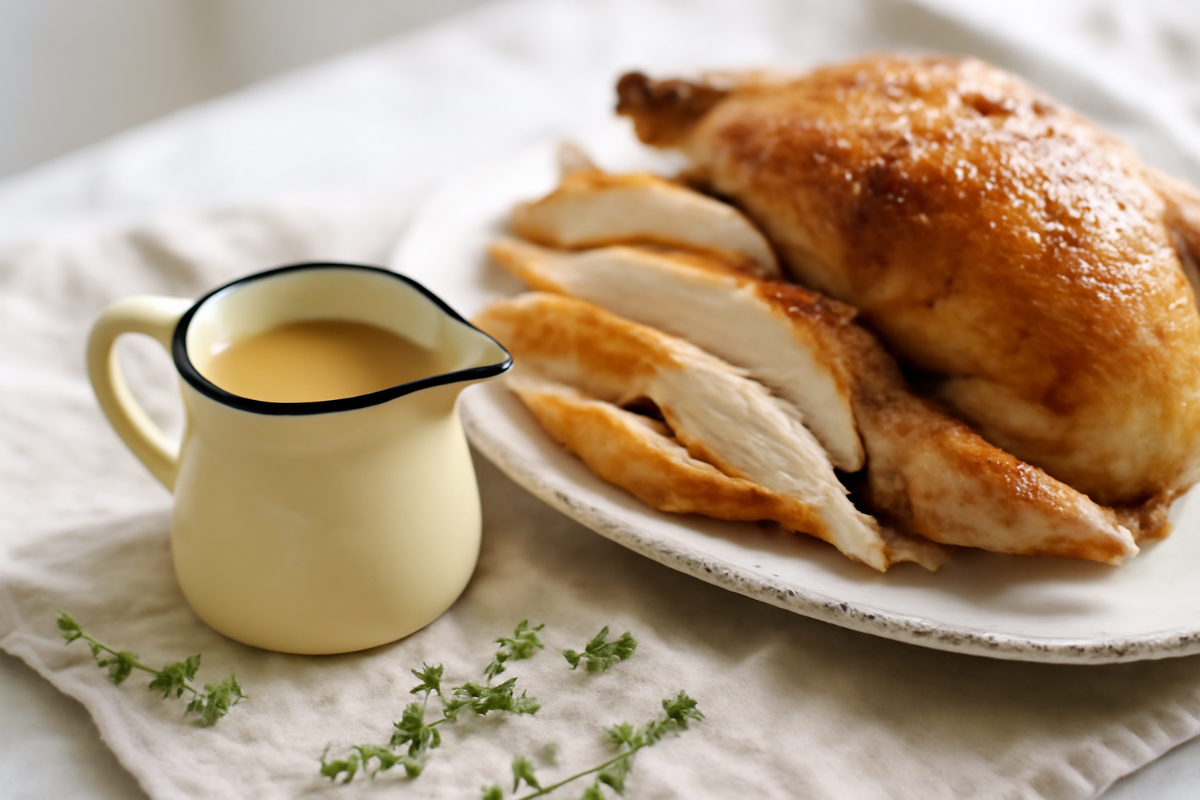 Roast Chicken Pan Gravy