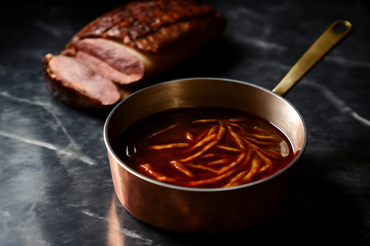 Roast Duck Gravy with Orange
