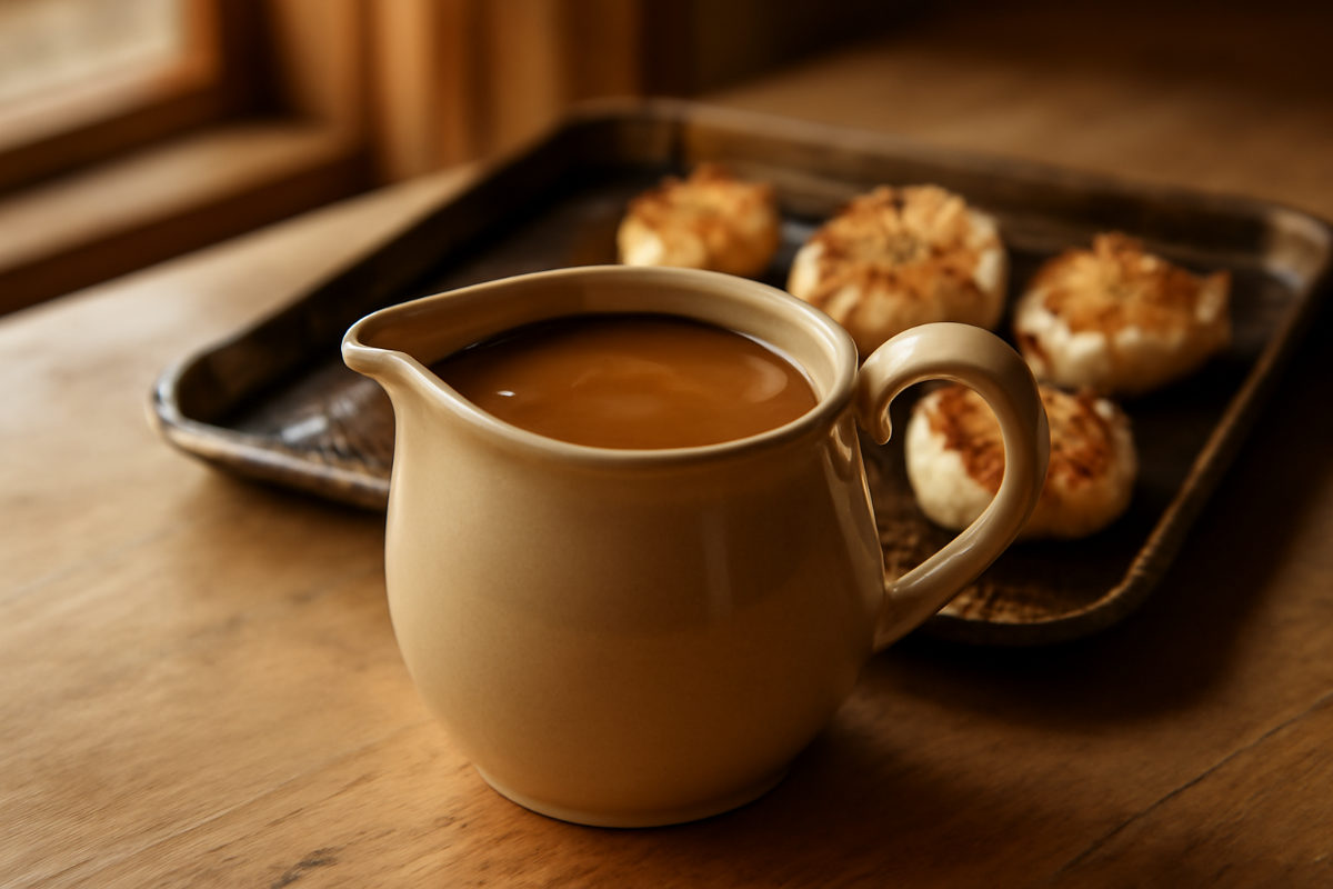 Roasted Garlic and Onion Gravy