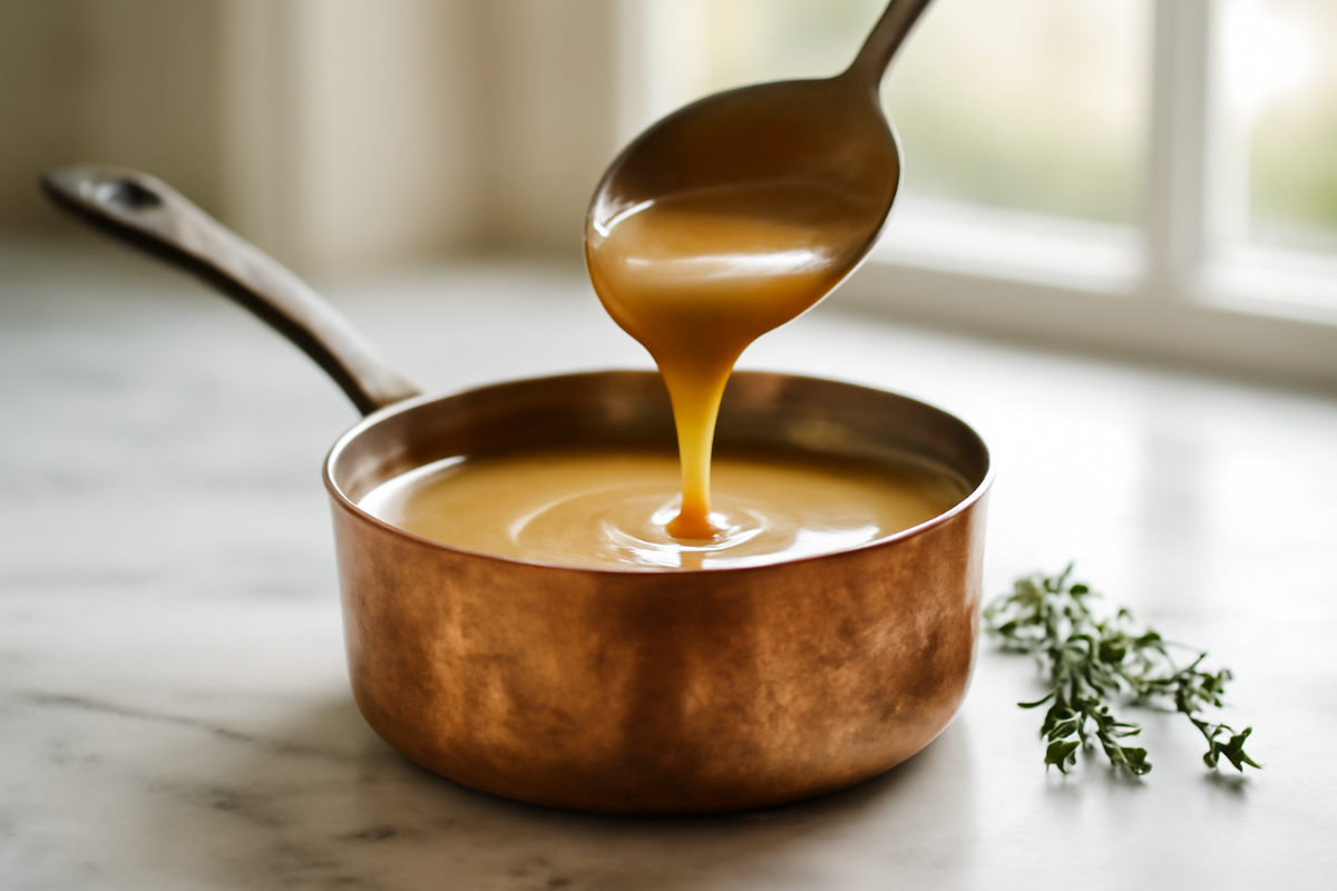 Shallot and Thyme Gravy