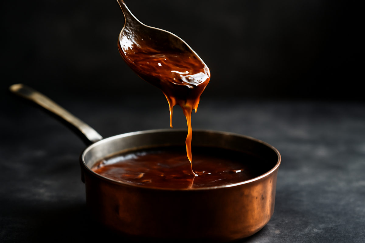 Sticky Onion and Honey Gravy