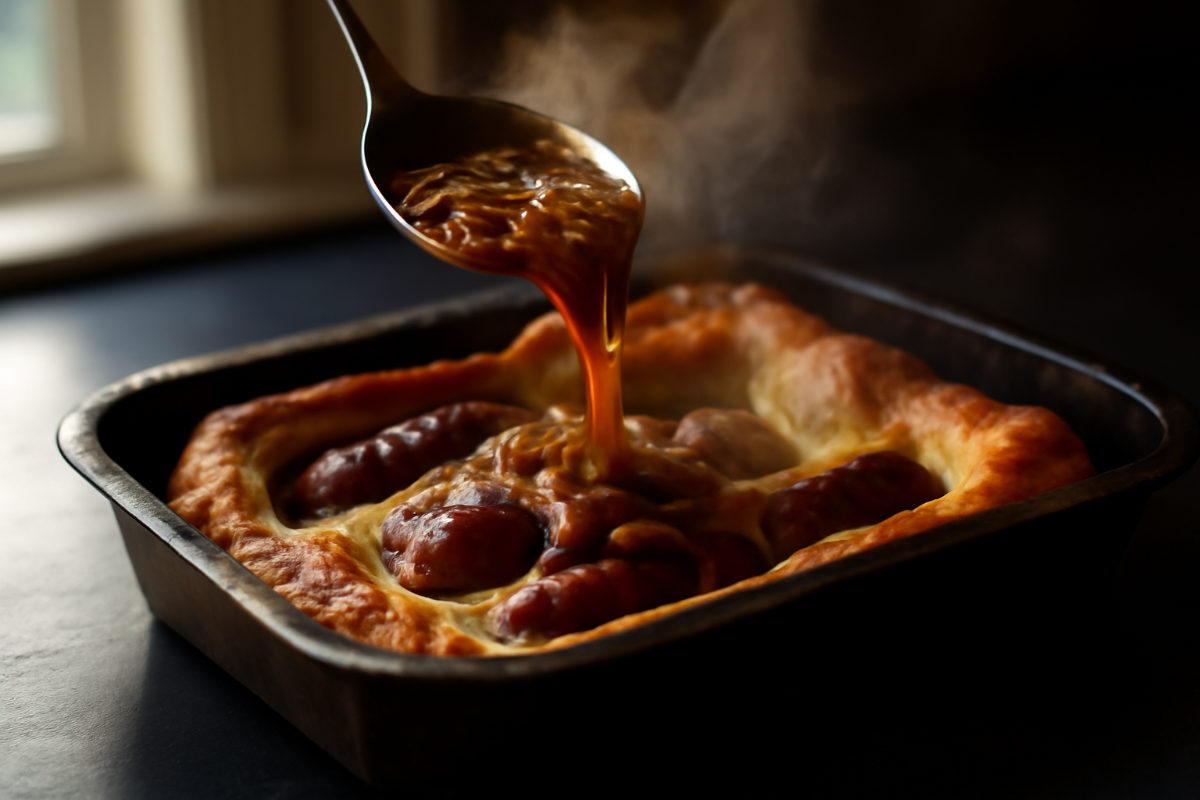 Toad in the Hole Onion Gravy