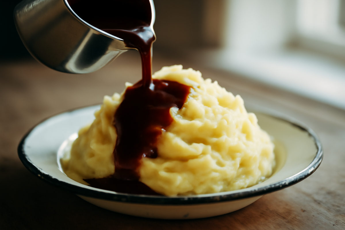 Vegan Gravy with Marmite and Soy