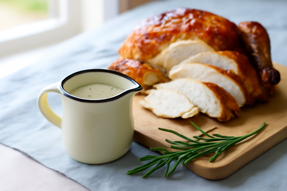 White Wine and Tarragon Gravy